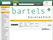 Tablet Screenshot of bartels-shop.de